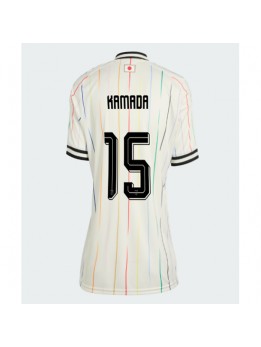 Japan Daichi Kamada #15 Auswärtstrikot für Frauen WM 2026 Kurzarm Japan Daichi Kamada #15 Auswärtstrikot für Frauen WM 2026 Kurzarm